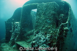 The captain's cabin of the Thistlegorm, Red Sea by Jolize Liebenberg 